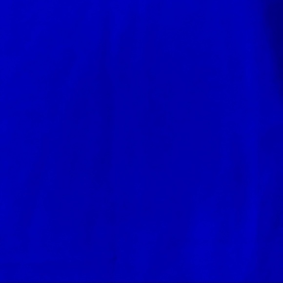 NWT MINE royal blue high-low razerback tank top with lattice back. Medium - Picture 5 of 10